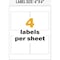 Avery Label, Ghs Chemical, 4X4, We 4PK AVE60504 - alternate 10